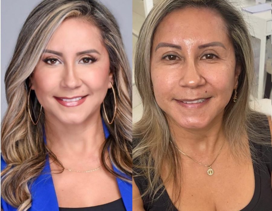 before and after corporate headshots revealing a sophisticated and impactful change